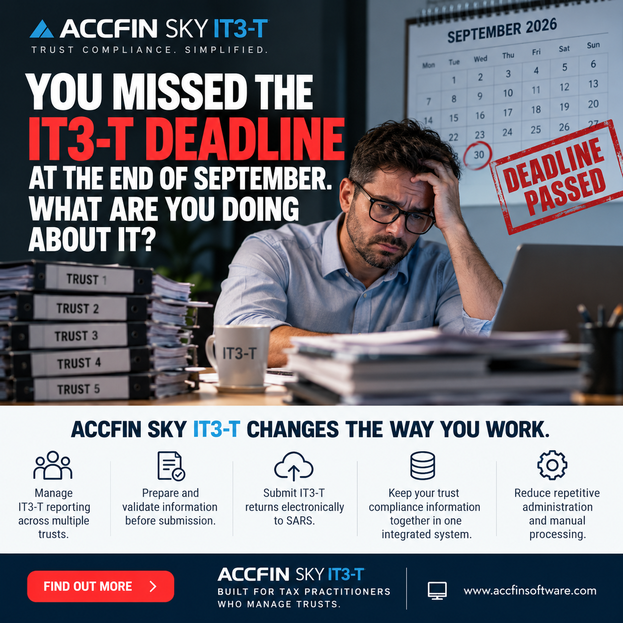 You missed the IT3-T deadline at the end of September — Accfin Sky IT3-T changes the way you work