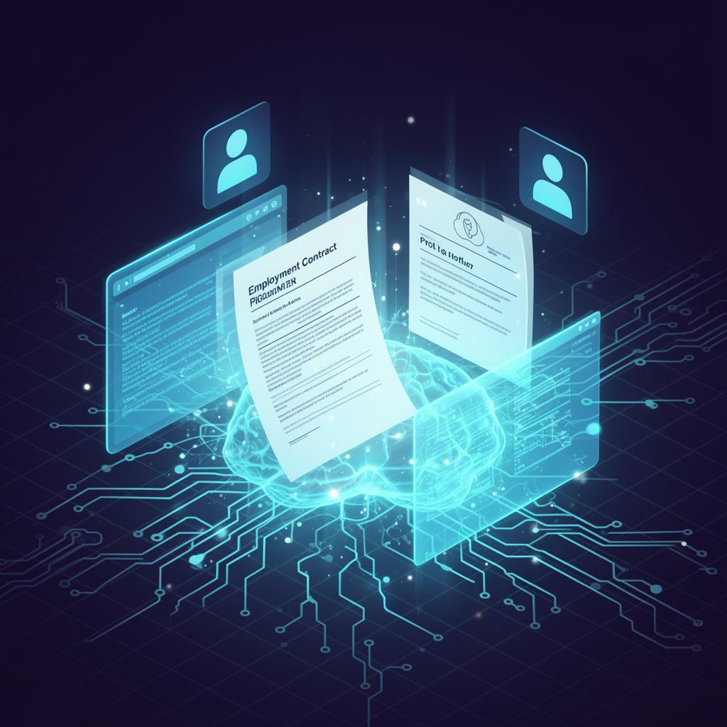 AI HR illustration